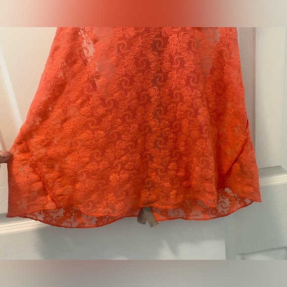 🕧 🌟3 for $25🌟 We the Free | Coral Lace Tank | Snap Racerback | Front Pocket | S - Picture 4 of 9